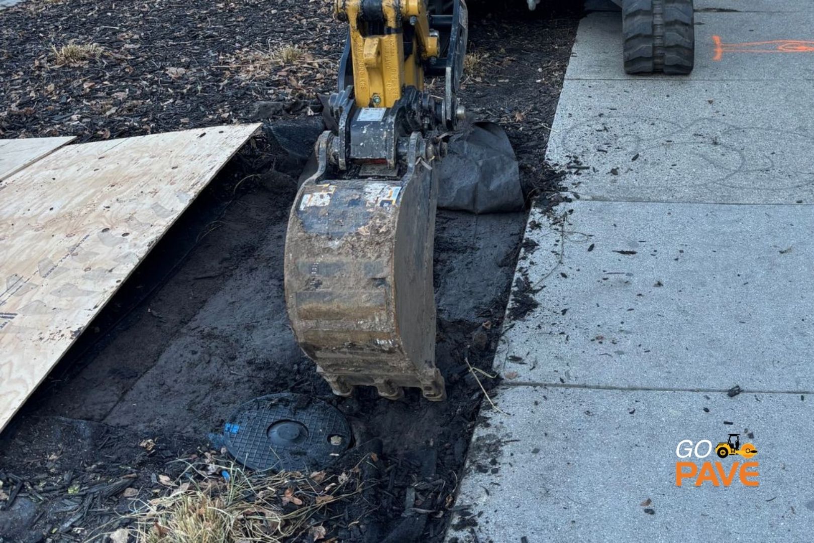 Commercial Property Utility Trenching Go Pave